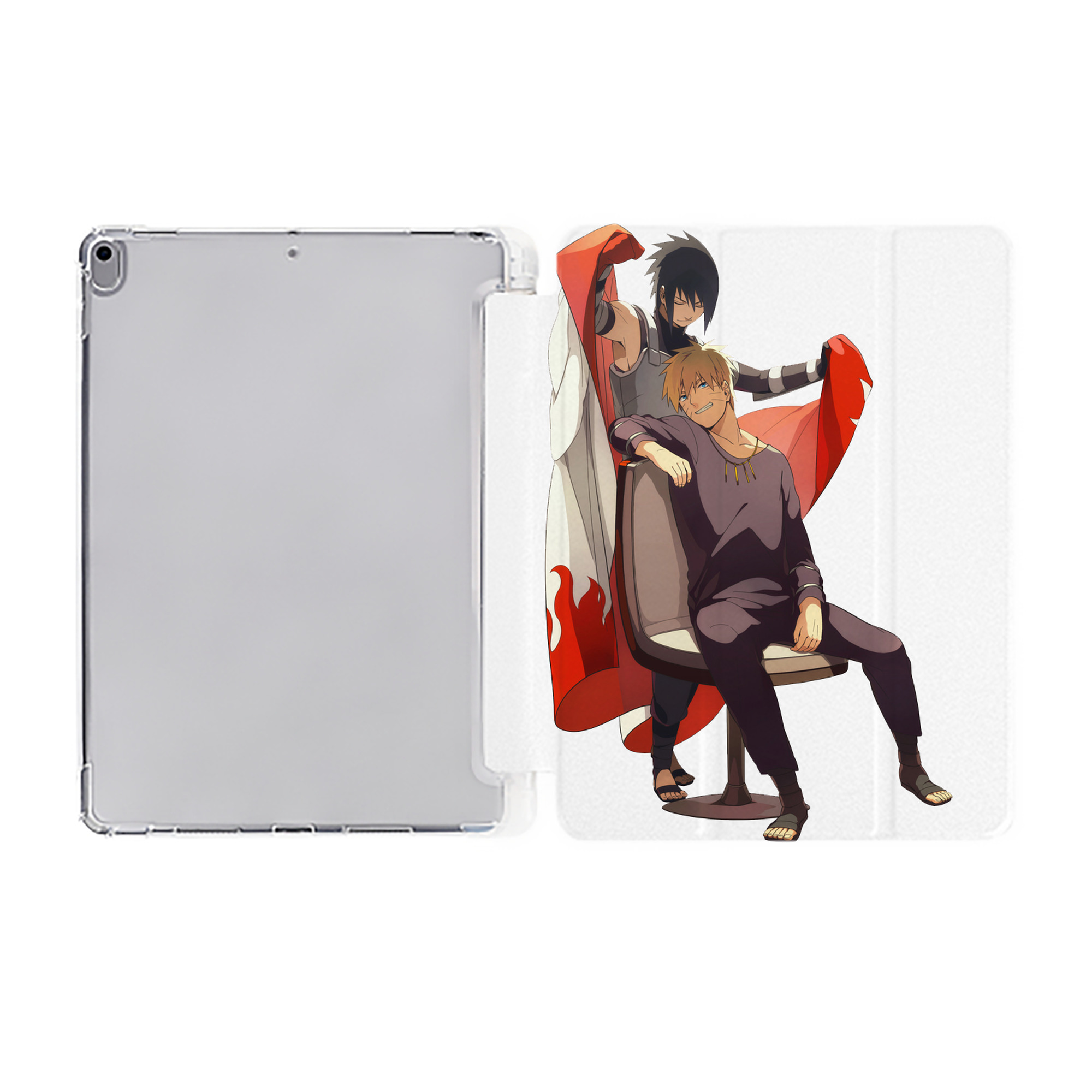 （画像用） NARUTO -ナルト- うずまき ナルト Uzumaki Naruto IPad ケース ペン収納付き 三つ折りスタンド PUレザー×シリコン 対応機種9.5/10.5/10.9インチ